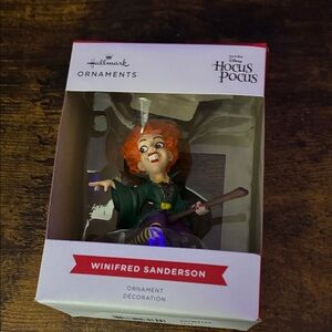 Hallmark Hocus Pocus Winifred Sanderson Ornament - Green and Orange